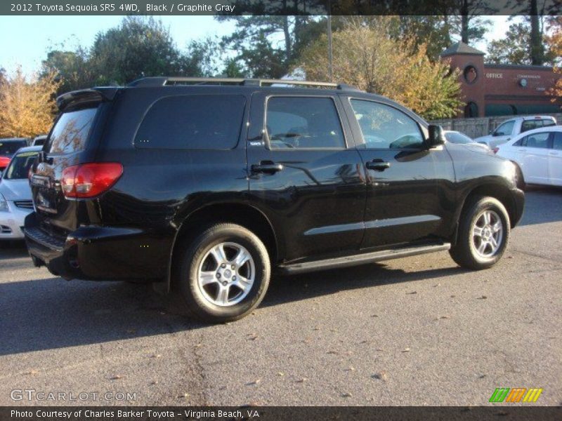 Black / Graphite Gray 2012 Toyota Sequoia SR5 4WD