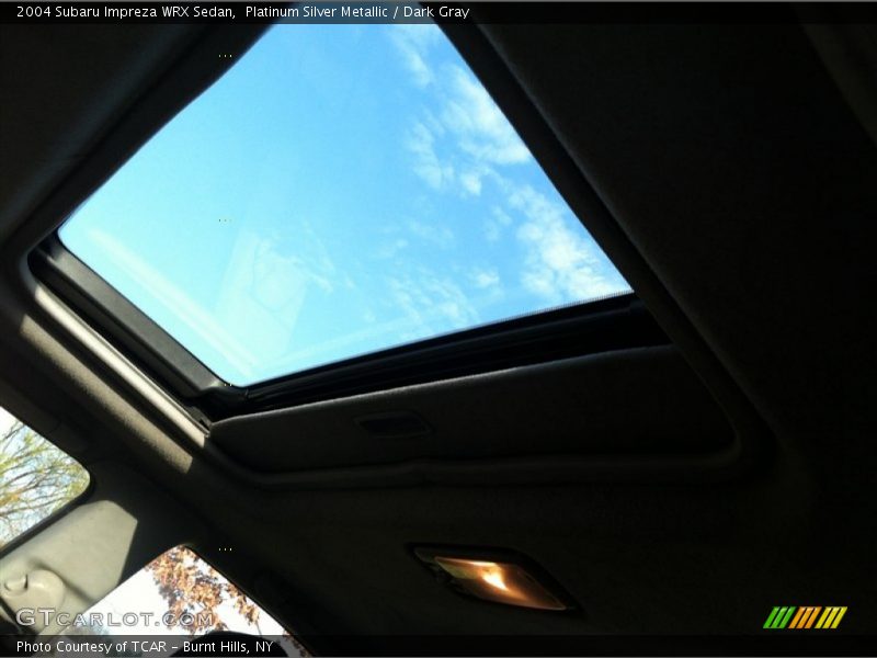 Platinum Silver Metallic / Dark Gray 2004 Subaru Impreza WRX Sedan