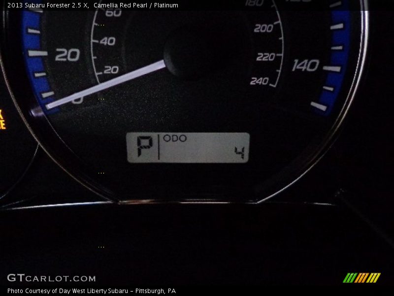 Camellia Red Pearl / Platinum 2013 Subaru Forester 2.5 X