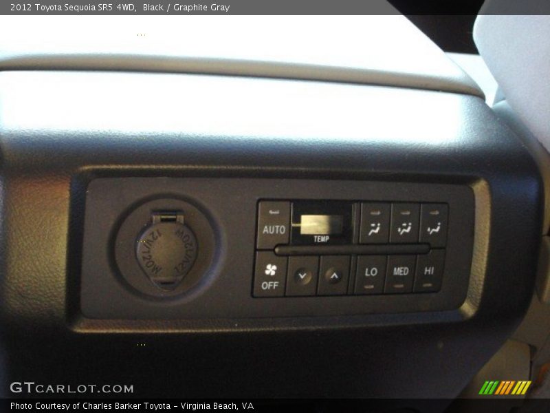 Black / Graphite Gray 2012 Toyota Sequoia SR5 4WD