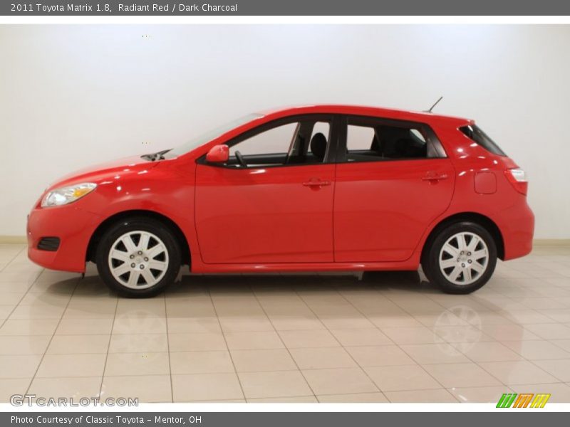 Radiant Red / Dark Charcoal 2011 Toyota Matrix 1.8