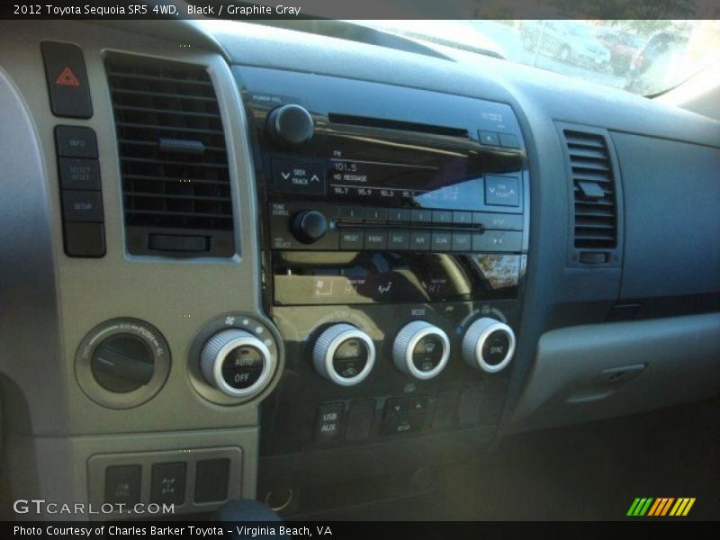 Black / Graphite Gray 2012 Toyota Sequoia SR5 4WD