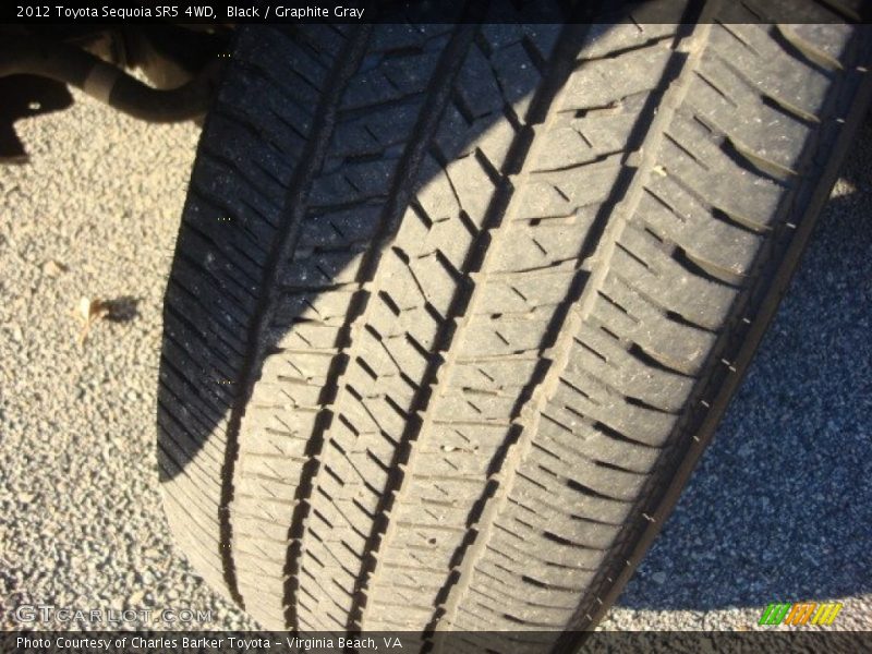 Black / Graphite Gray 2012 Toyota Sequoia SR5 4WD