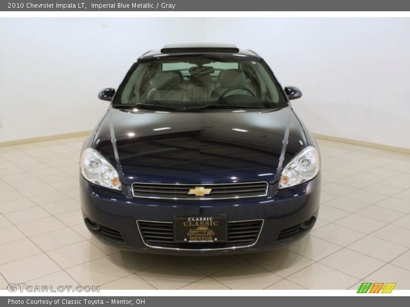 Imperial Blue Metallic / Gray 2010 Chevrolet Impala LT