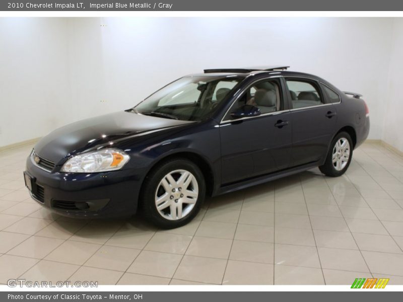 Imperial Blue Metallic / Gray 2010 Chevrolet Impala LT