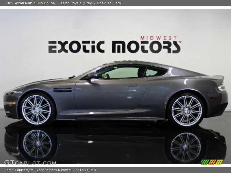 Casino Royale (Gray) / Obsidian Black 2009 Aston Martin DBS Coupe