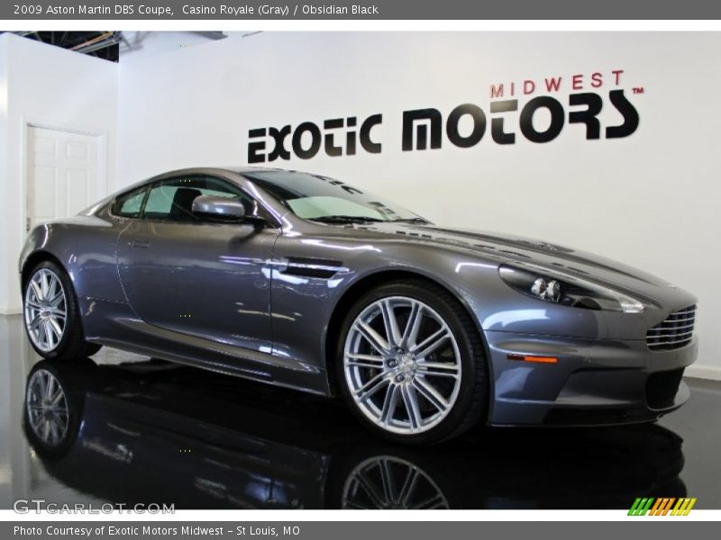 Casino Royale (Gray) / Obsidian Black 2009 Aston Martin DBS Coupe