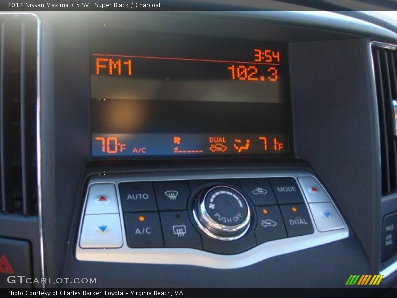 Super Black / Charcoal 2012 Nissan Maxima 3.5 SV