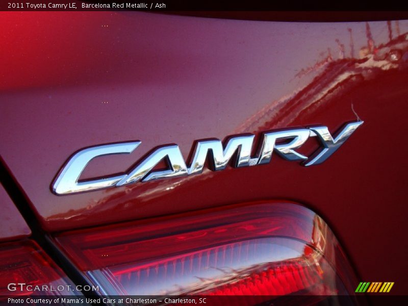 Barcelona Red Metallic / Ash 2011 Toyota Camry LE