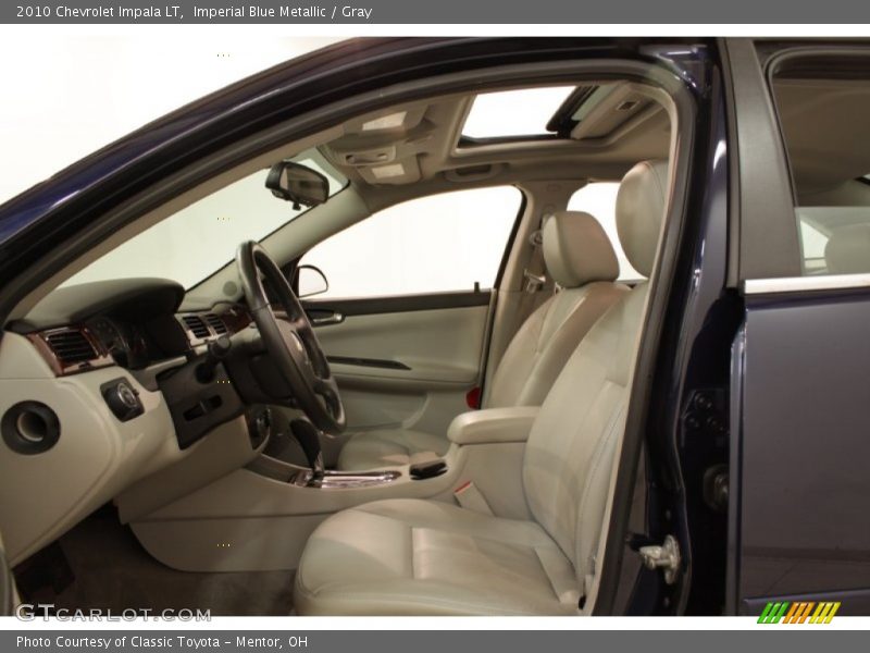 Imperial Blue Metallic / Gray 2010 Chevrolet Impala LT