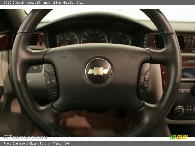 Imperial Blue Metallic / Gray 2010 Chevrolet Impala LT