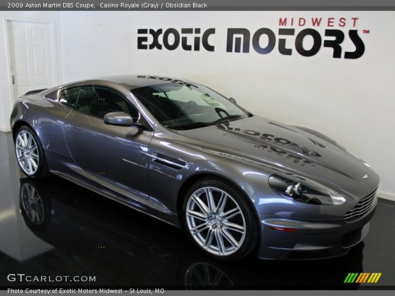 Casino Royale (Gray) / Obsidian Black 2009 Aston Martin DBS Coupe