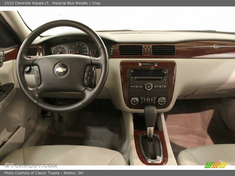 Imperial Blue Metallic / Gray 2010 Chevrolet Impala LT