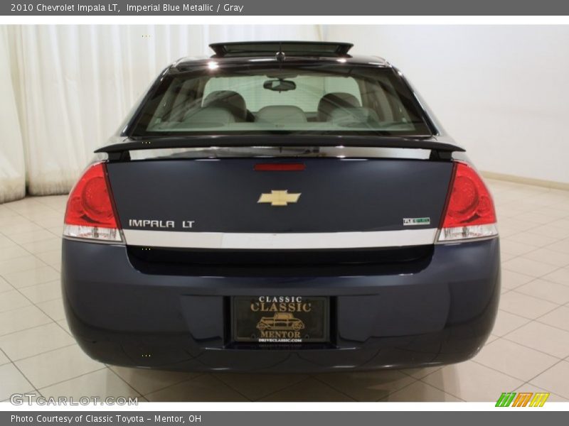 Imperial Blue Metallic / Gray 2010 Chevrolet Impala LT