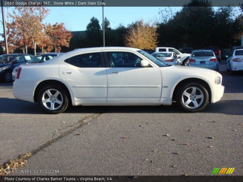 Stone White / Dark Slate Gray 2010 Dodge Charger SXT