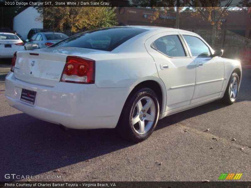 Stone White / Dark Slate Gray 2010 Dodge Charger SXT