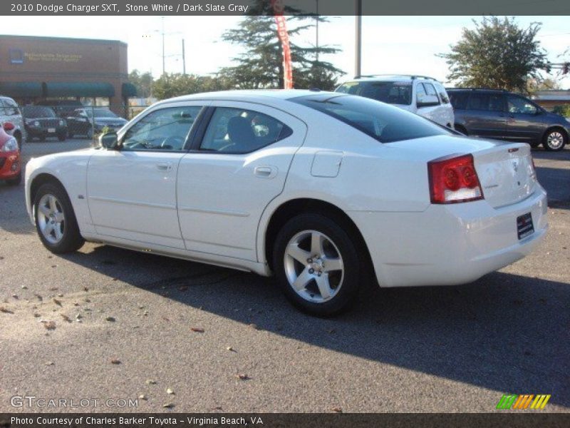 Stone White / Dark Slate Gray 2010 Dodge Charger SXT