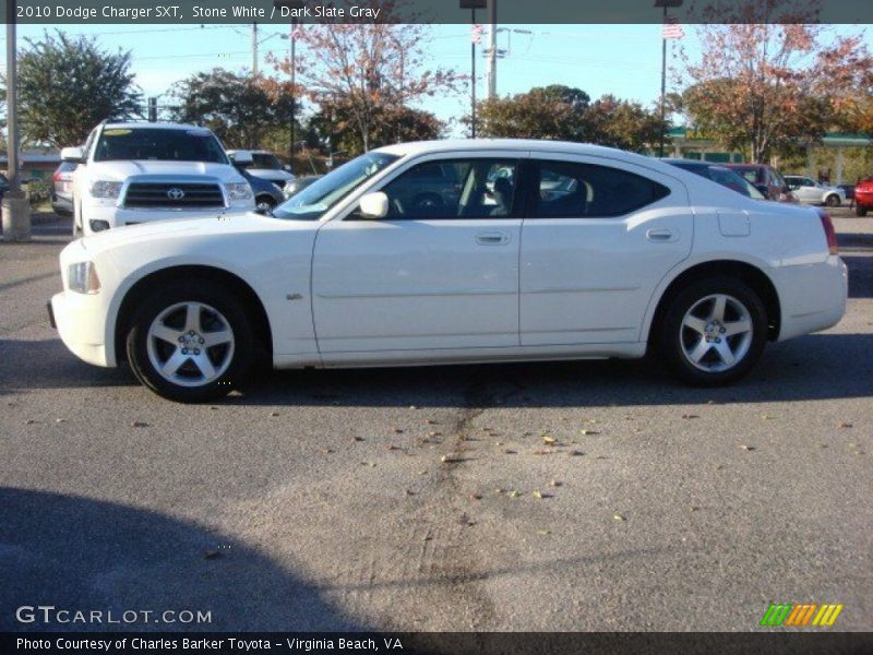 Stone White / Dark Slate Gray 2010 Dodge Charger SXT