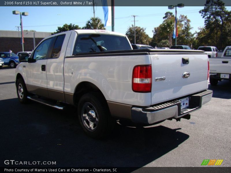 Oxford White / Tan 2006 Ford F150 XLT SuperCab