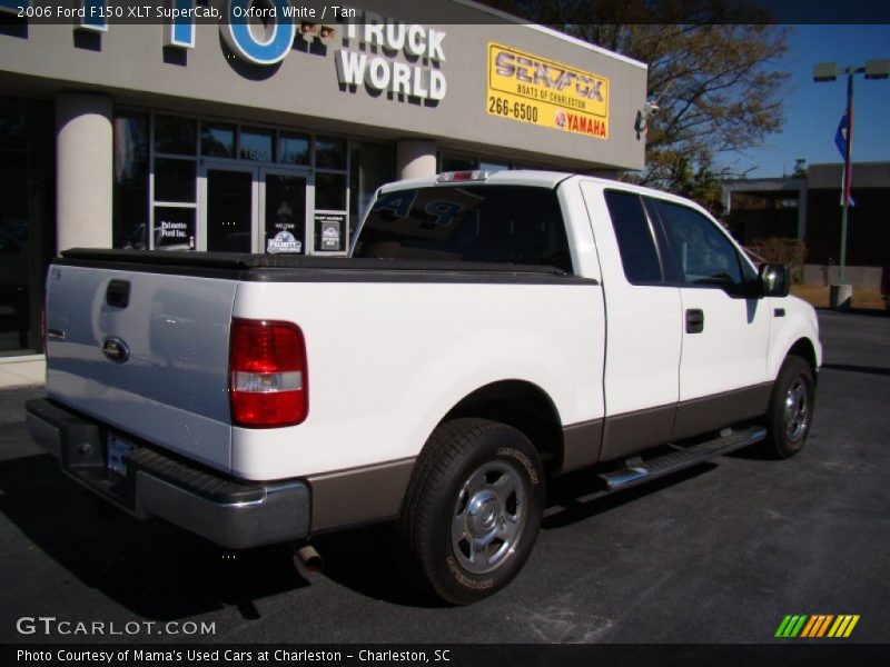 Oxford White / Tan 2006 Ford F150 XLT SuperCab