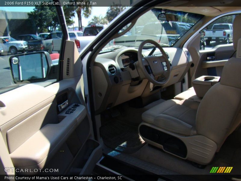 Oxford White / Tan 2006 Ford F150 XLT SuperCab