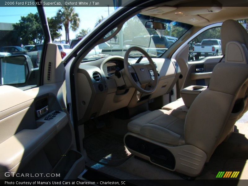 Oxford White / Tan 2006 Ford F150 XLT SuperCab