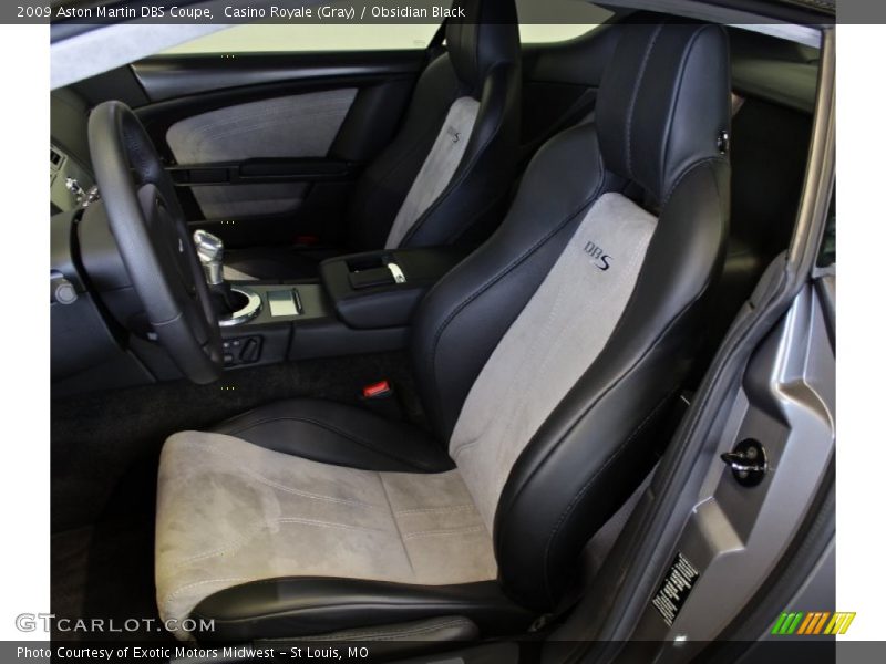 Front Seat of 2009 DBS Coupe