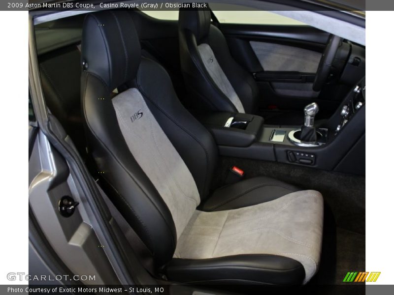 Front Seat of 2009 DBS Coupe