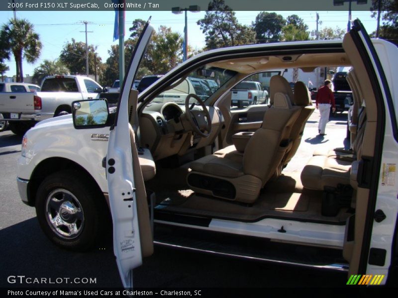 Oxford White / Tan 2006 Ford F150 XLT SuperCab