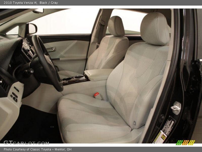 Black / Gray 2010 Toyota Venza I4
