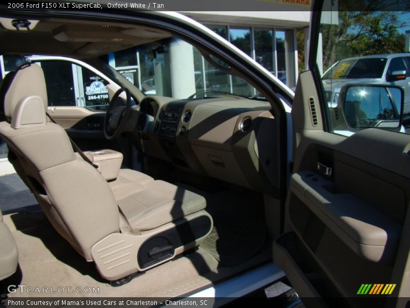 Oxford White / Tan 2006 Ford F150 XLT SuperCab