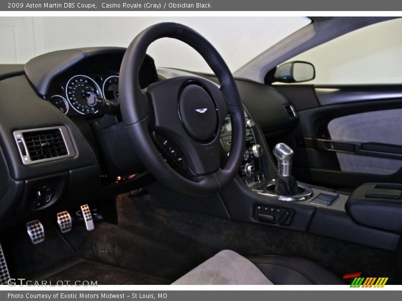 Casino Royale (Gray) / Obsidian Black 2009 Aston Martin DBS Coupe