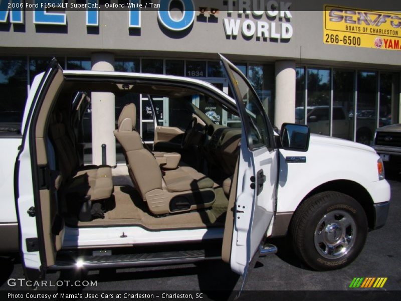 Oxford White / Tan 2006 Ford F150 XLT SuperCab