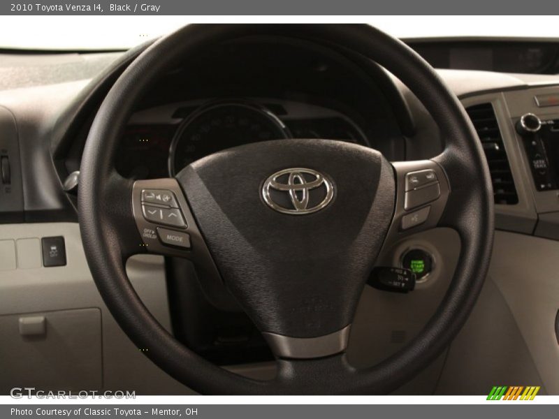 Black / Gray 2010 Toyota Venza I4