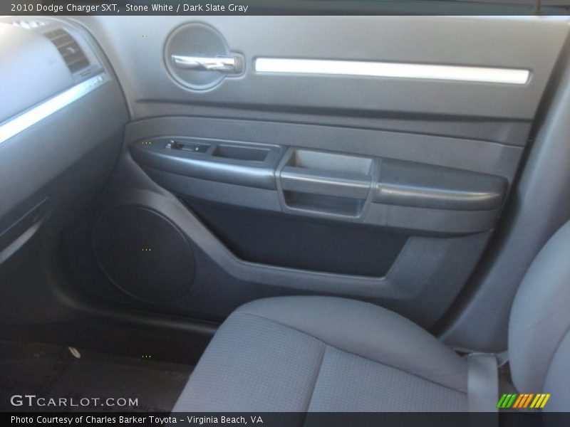Stone White / Dark Slate Gray 2010 Dodge Charger SXT