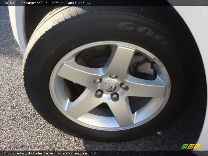 Stone White / Dark Slate Gray 2010 Dodge Charger SXT