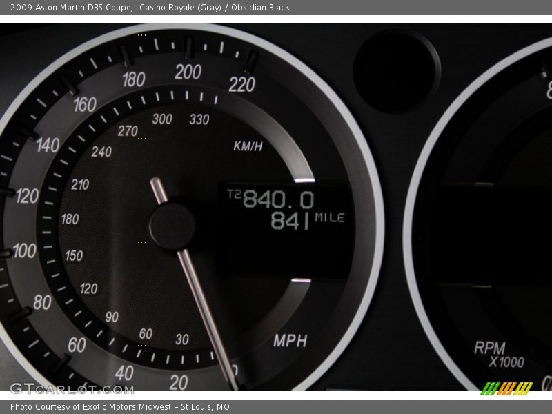 Casino Royale (Gray) / Obsidian Black 2009 Aston Martin DBS Coupe