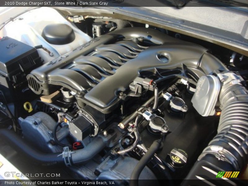 Stone White / Dark Slate Gray 2010 Dodge Charger SXT