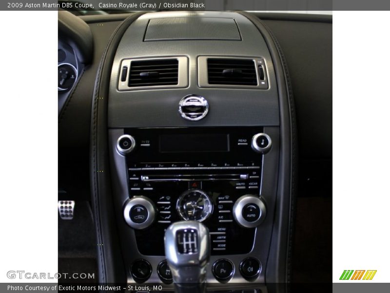 Controls of 2009 DBS Coupe