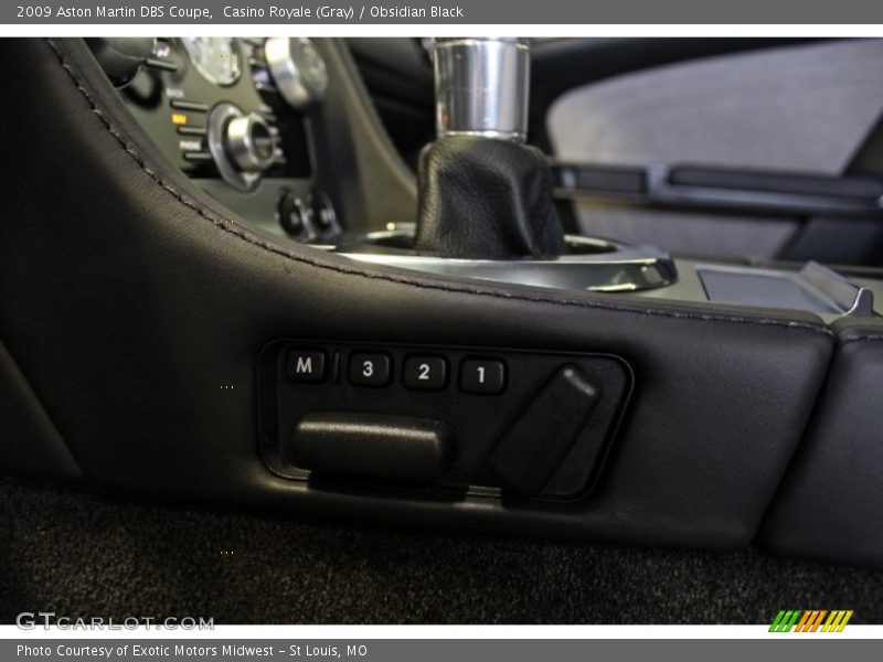 Controls of 2009 DBS Coupe