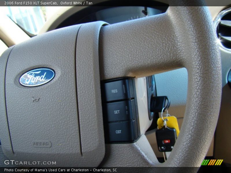 Oxford White / Tan 2006 Ford F150 XLT SuperCab