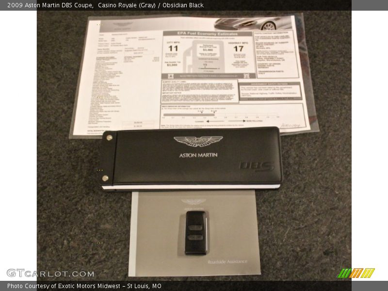Books/Manuals of 2009 DBS Coupe