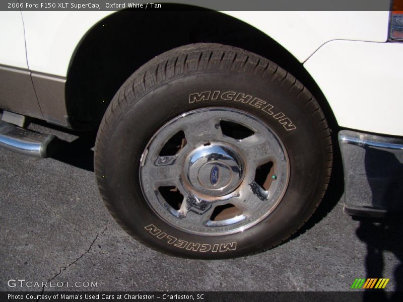 Oxford White / Tan 2006 Ford F150 XLT SuperCab