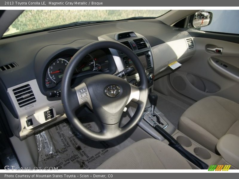 Magnetic Gray Metallic / Bisque 2013 Toyota Corolla LE