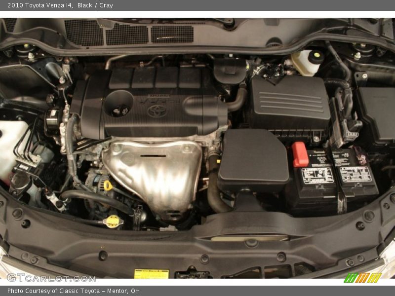 Black / Gray 2010 Toyota Venza I4
