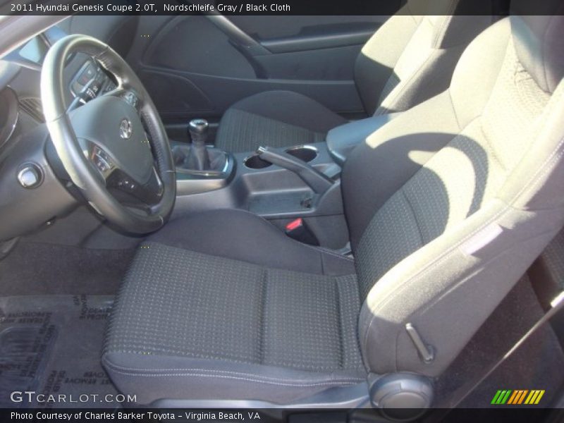  2011 Genesis Coupe 2.0T Black Cloth Interior