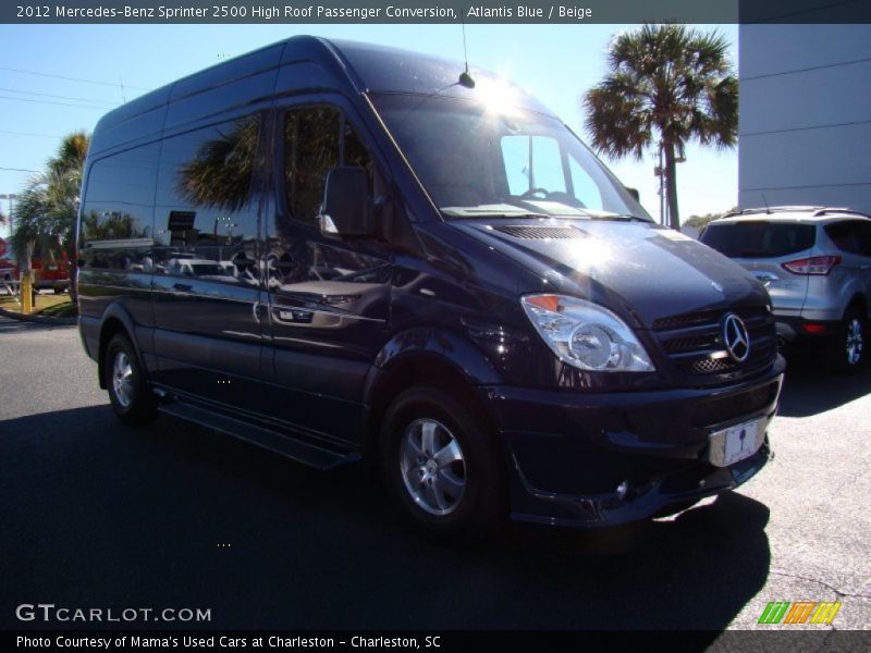 Atlantis Blue / Beige 2012 Mercedes-Benz Sprinter 2500 High Roof Passenger Conversion