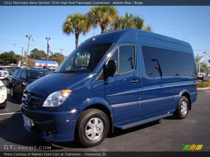 Atlantis Blue / Beige 2012 Mercedes-Benz Sprinter 2500 High Roof Passenger Conversion