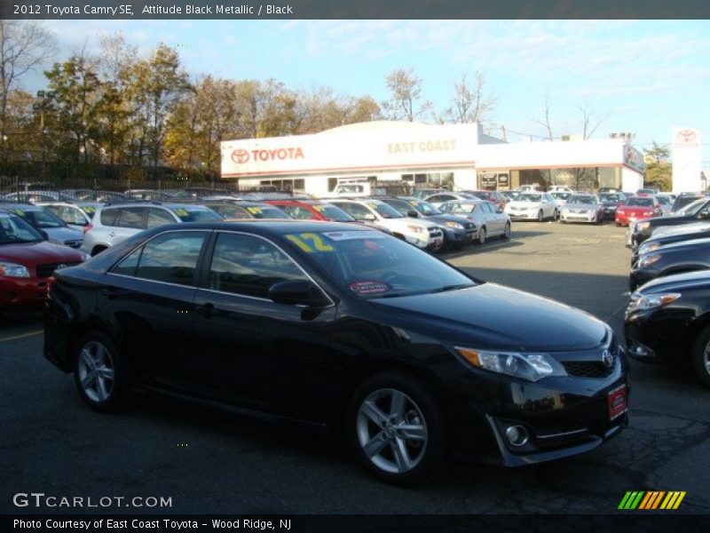 Attitude Black Metallic / Black 2012 Toyota Camry SE