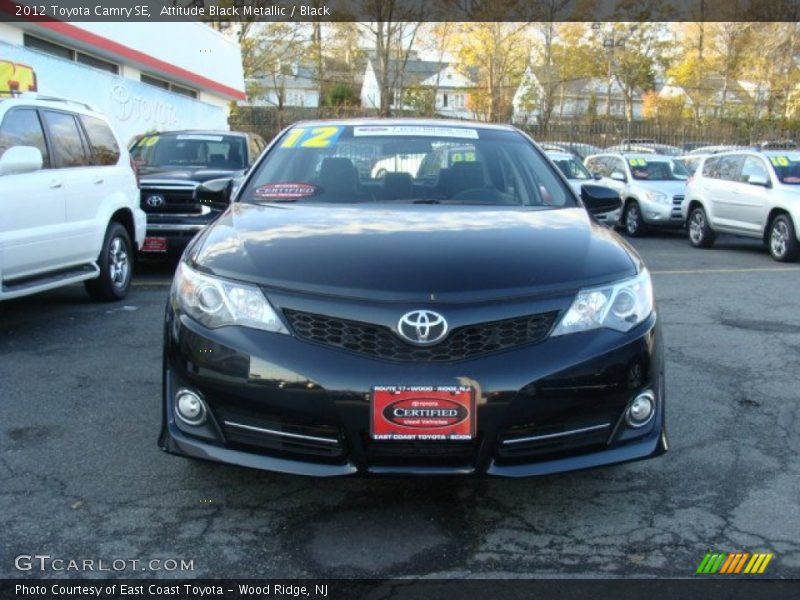 Attitude Black Metallic / Black 2012 Toyota Camry SE